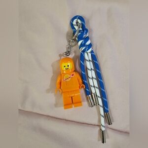 Customized LEGO Spaceman Key Light/Bag Charm - Orange